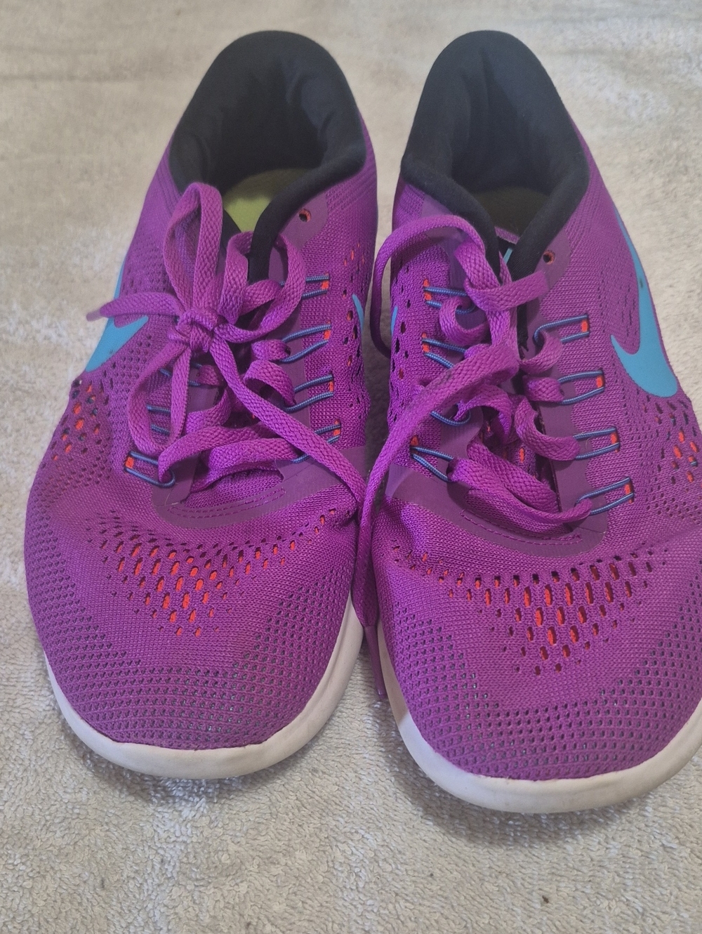 Nike Free Run - Purple with Blue Swoosh